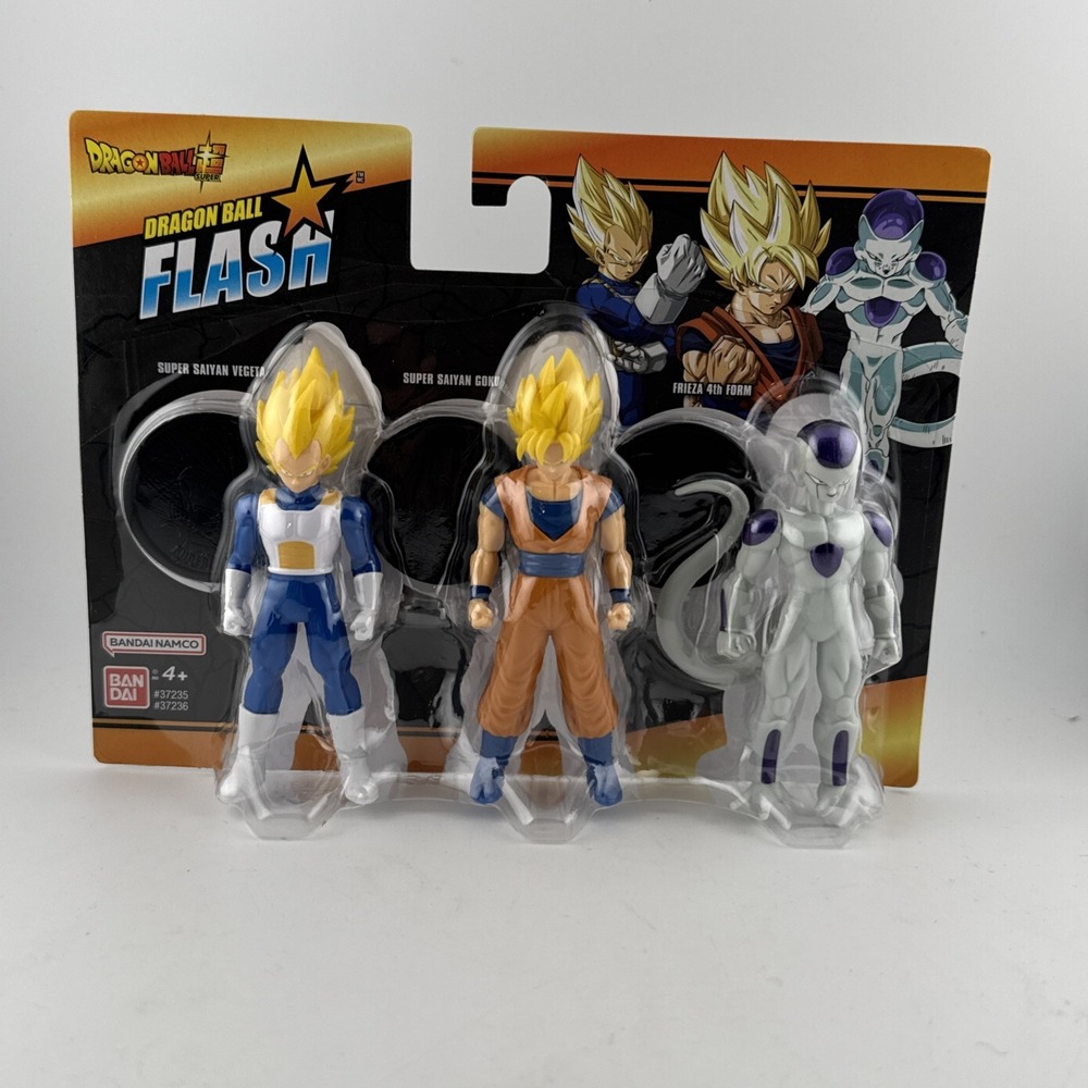 Bandai Dragon Ball Super Flash Series Saiyan Vegeta Goku Frieza Action Figures